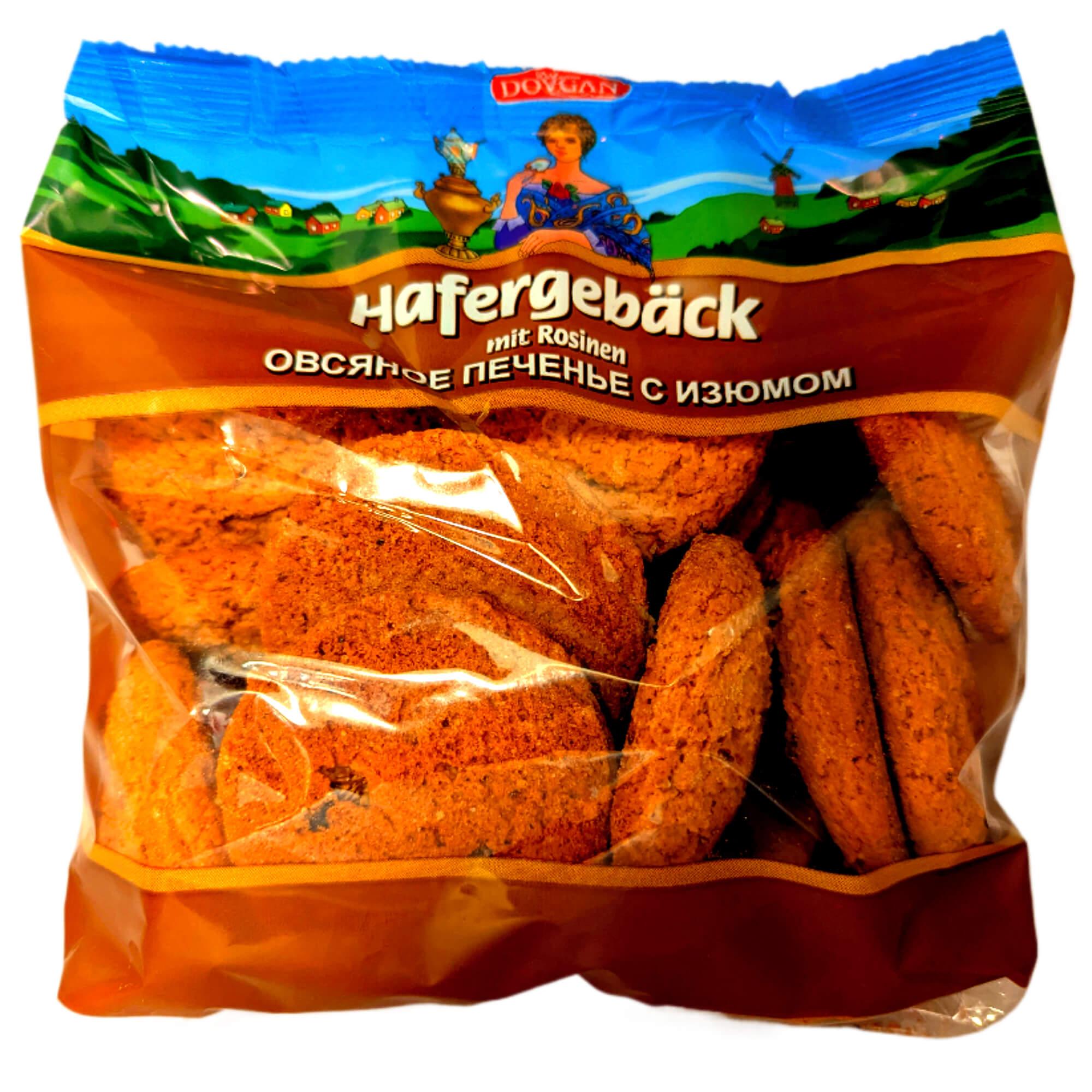 Dovgan Haferkekse mit Rosinen 500g 28060500