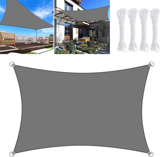 OEM Rechteckiges Schattenstoff 2 x 3 m, rechteckiges Schattenstoff, Terrassenschirme, wasserdichtes Oxford-Stoff Schattenstoff mit 95% UV-Schutz, für Terrasse, Garten, Außen, Balkon 2026