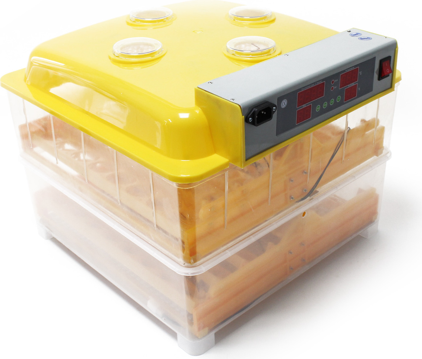 Wiltec Automatische Brutmaschine für 96 Eier, Inkubator mit vollautomatischem Wendesystem, Brutautomat mit Temperatursteuerung und Feuchtigskeitsregulierung, Brutkasten zum Eier ausbrüten 50041