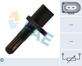 FAE Ansauglufttemperatursensor Ansaugluftemperatursensor 33227 für VW GOLF VI (5K1)