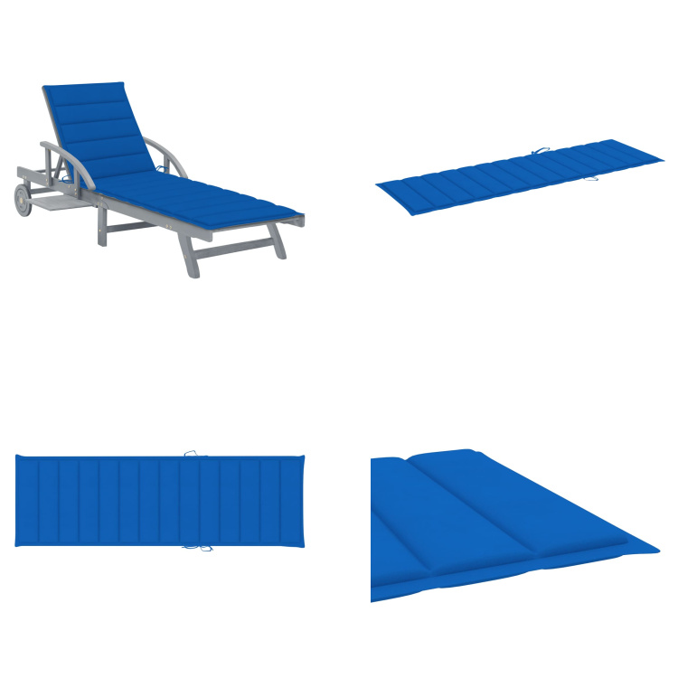 vidaXL Lehátko s opierkou Akáciové masívne drevo - Lehátko - Lehátka - Drevené ležadlo - Drevené ležadlá