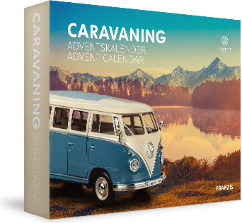 Adventný kalendár Franzis adventný kalendár VW Bulli T1 so zvukom modrý 1:24 55115