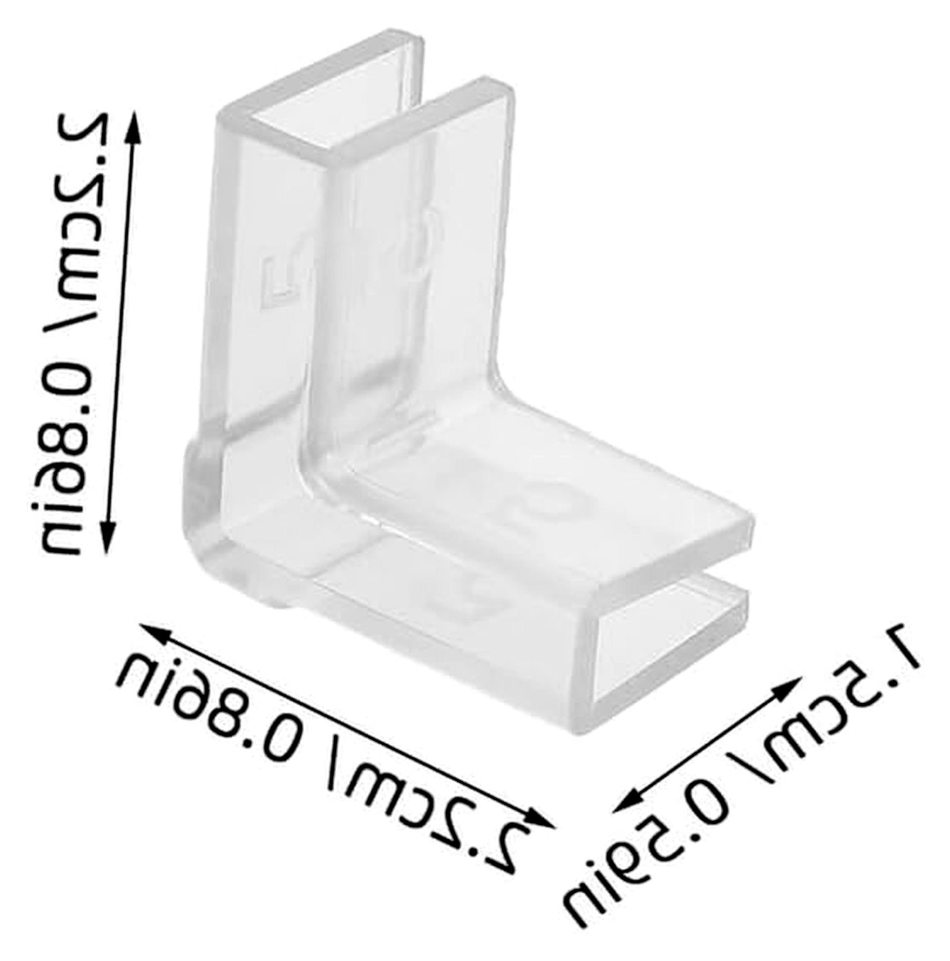 Markenlos 20 Stück Aquarium Kantenschutz Transparent 5mm PVC Eckenschützer für Aquarien Zubehör