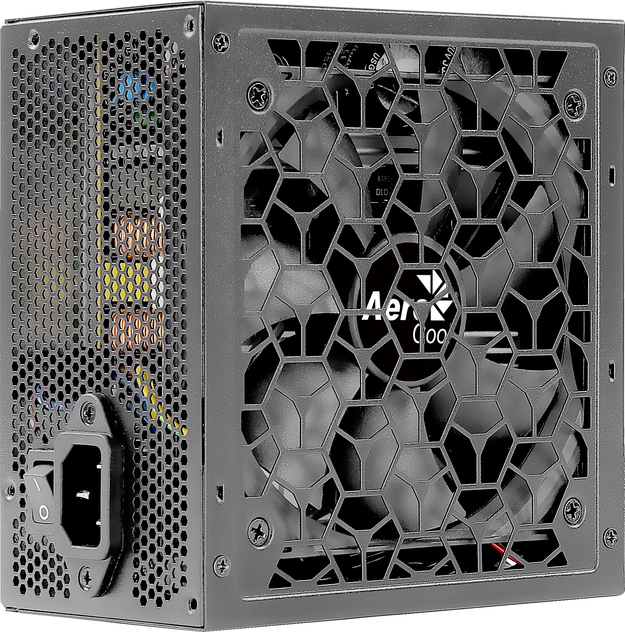 Stromquelle Aerocool AEROB750 750 W Schwarz