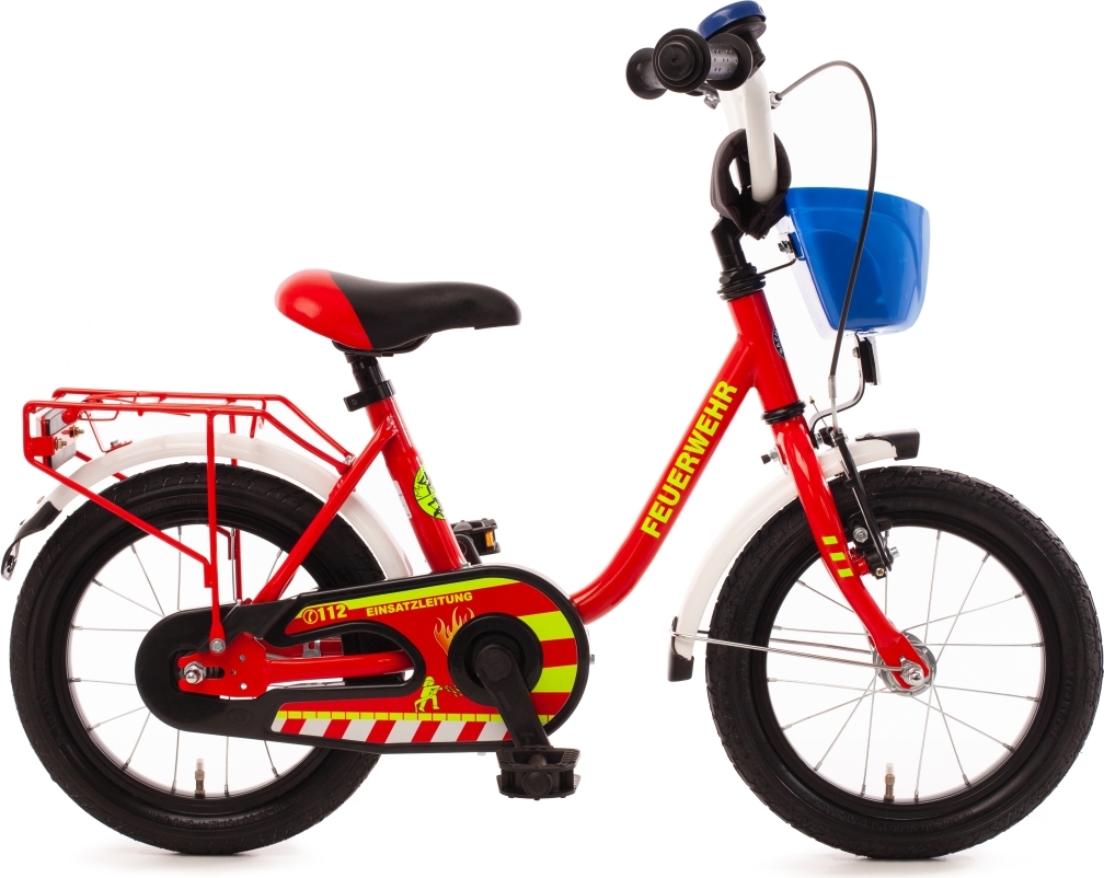 Bachtenkirch-Interbike Bachtenkirch Kinderfahrrad FEUERWEHR 14 Zoll 411-FW-06
