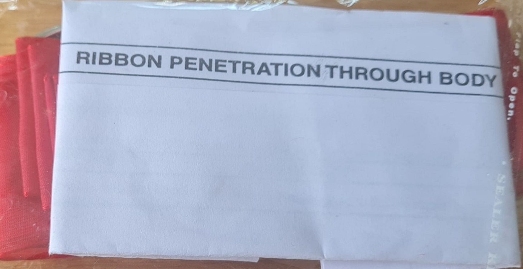 magic-man1001 Band Durchdringung durch Körper - Durchdringungstrick - Zaubertrick 723