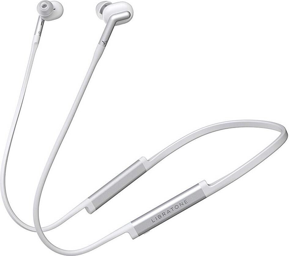 Bezdrôtové slúchadlá Libratone Track+ - aktívne potláčanie hluku ANC - bezdrôtové športové slúchadlá - biele
