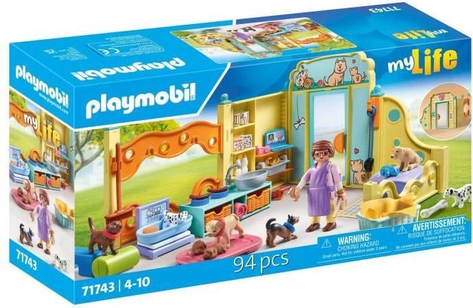 PLAYMOBIL 71743 Pflegeheim: 8 Hunde und Pflegerin PL71743