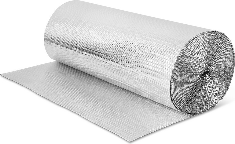 Clanmacy Isolierfolie Thermofolie 1 x 30m 200g/m² Dach Dämmfolie Alu-Luftpolsterfolie Dämmfolie Kälteschutzfolie RL-HG9772-1-GDd
