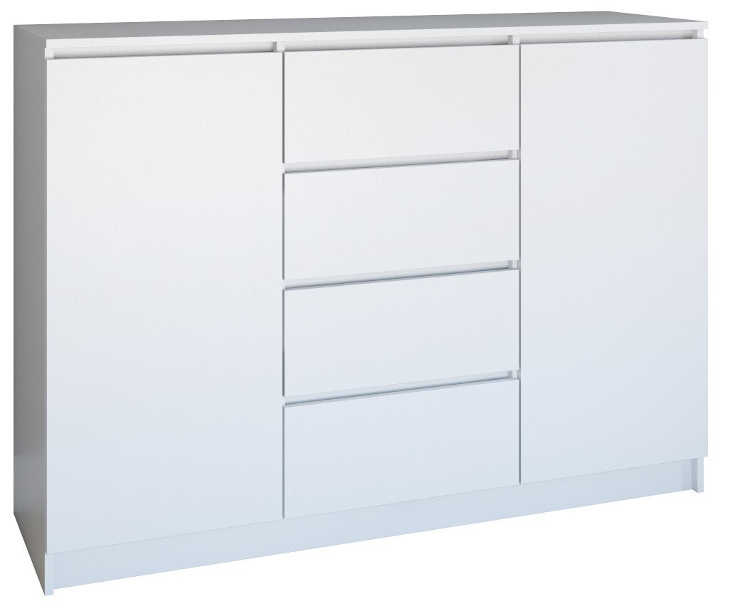 VENETI Kombinierte breite Kommode ELBE – weiß 048-10-00051