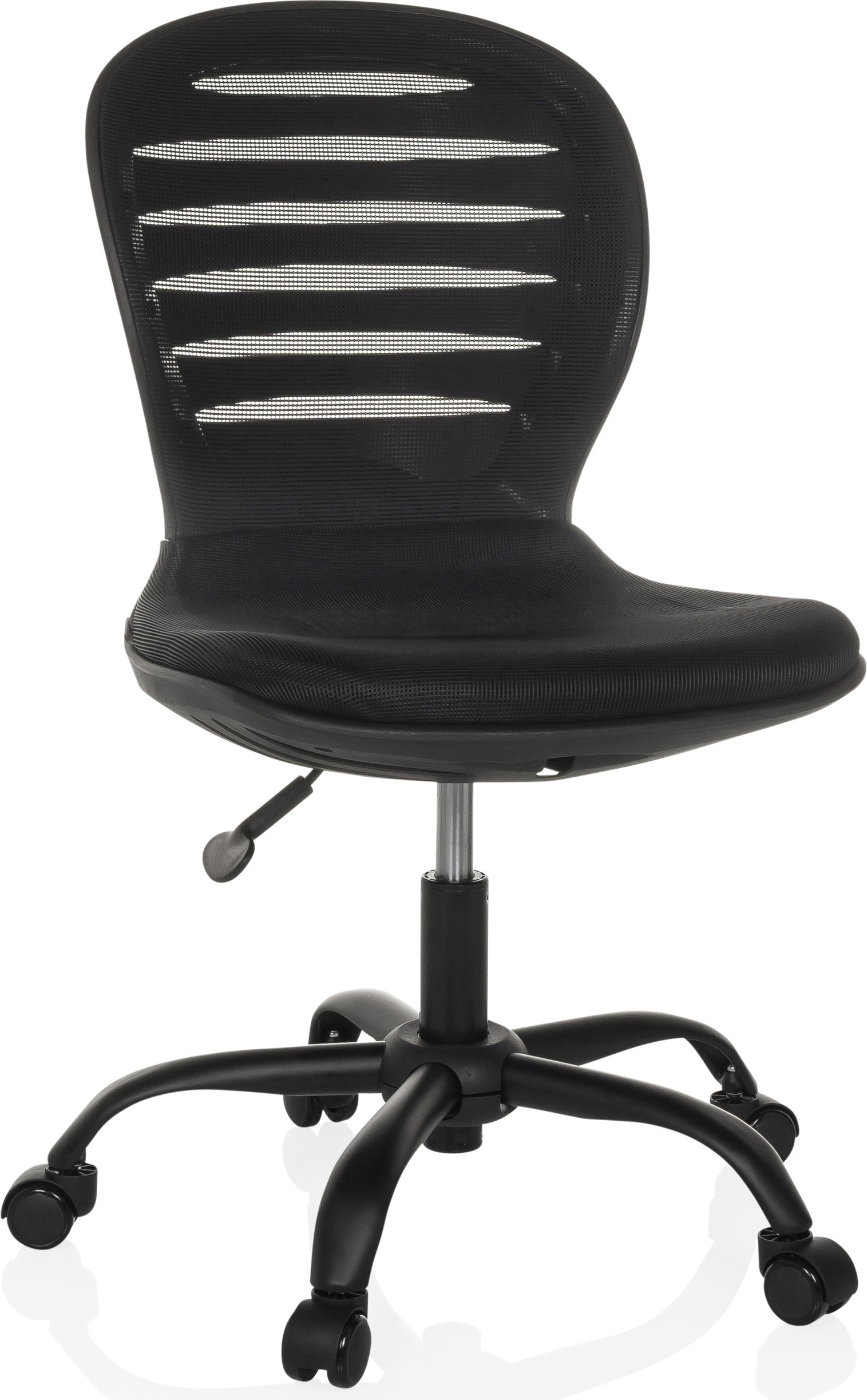 hjh OFFICE Home Office Bürostuhl CASLA Schreibtischstuhl ohne Armlehnen Stoff Drehstuhl 882006