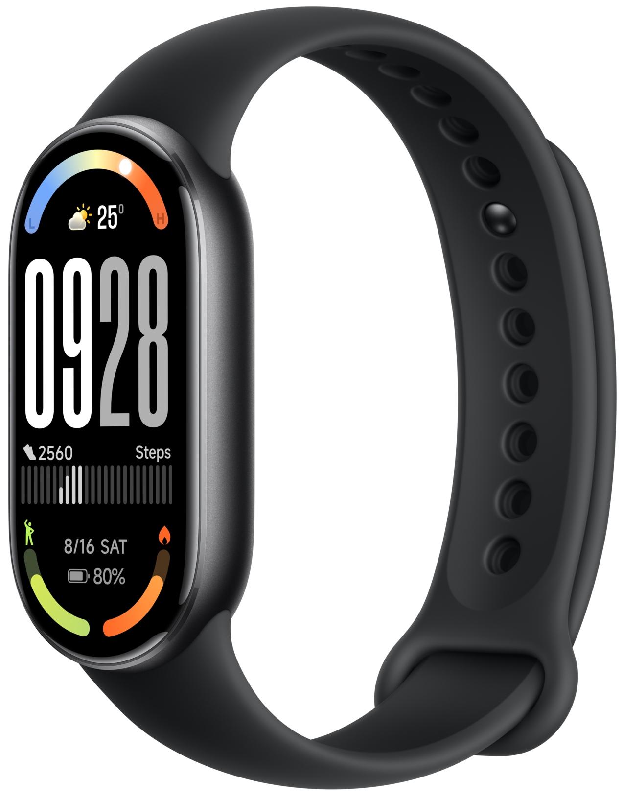 Xiaomi Smartband 10 Schwarz-Amoled, 21 Tage, 150+ Modi und Benachrichtigungen
