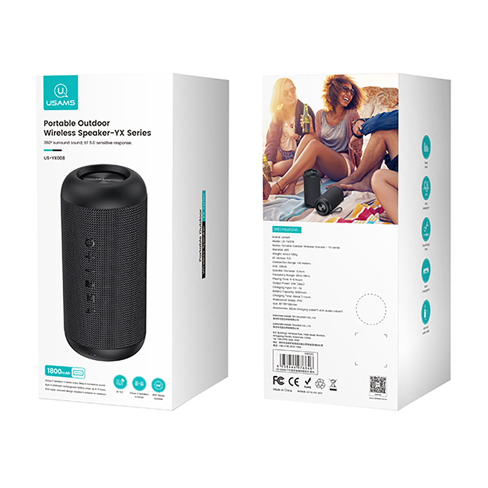 Usams Yx8yg01 Bluetooth-lautsprecher One Size