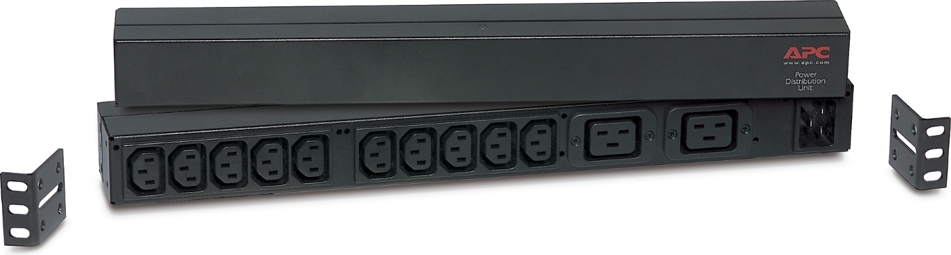APC Rack PDU - AP9559 - Stromverteilung (Basic, 1U, 16A, 208&230V, 10 Ausgänge C13 & 2 Ausgänge C19, IEC C20)
