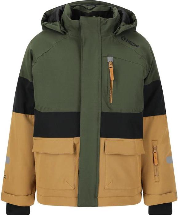 ZIGZAG Taylora Ski Jacket W-PRO 15000 KOMBU GREEN KOMBU GREEN 12 Z213002