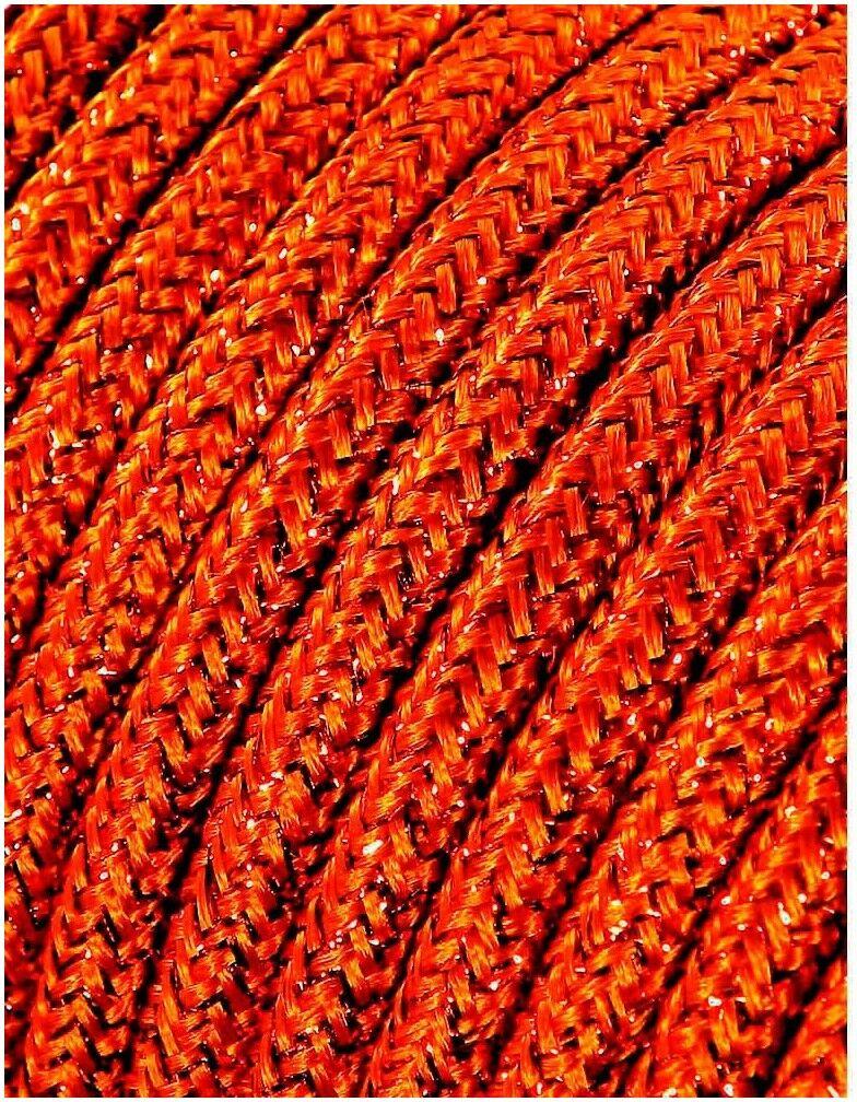 Kabel EDM 2 x 0,75 mm Braun Textil 5 m