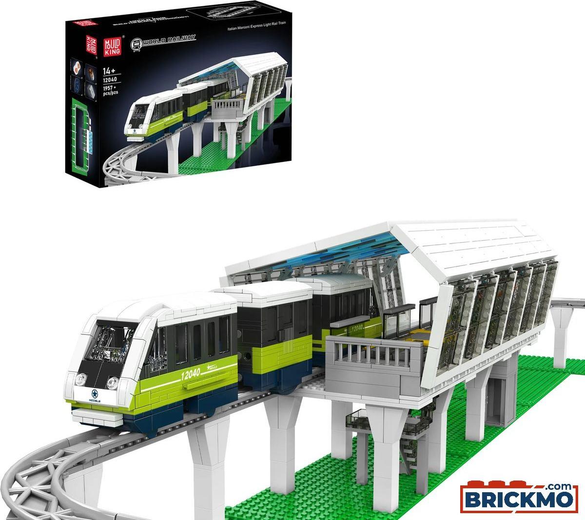Mould King Italian Marconi Express Light Rail Train 12040