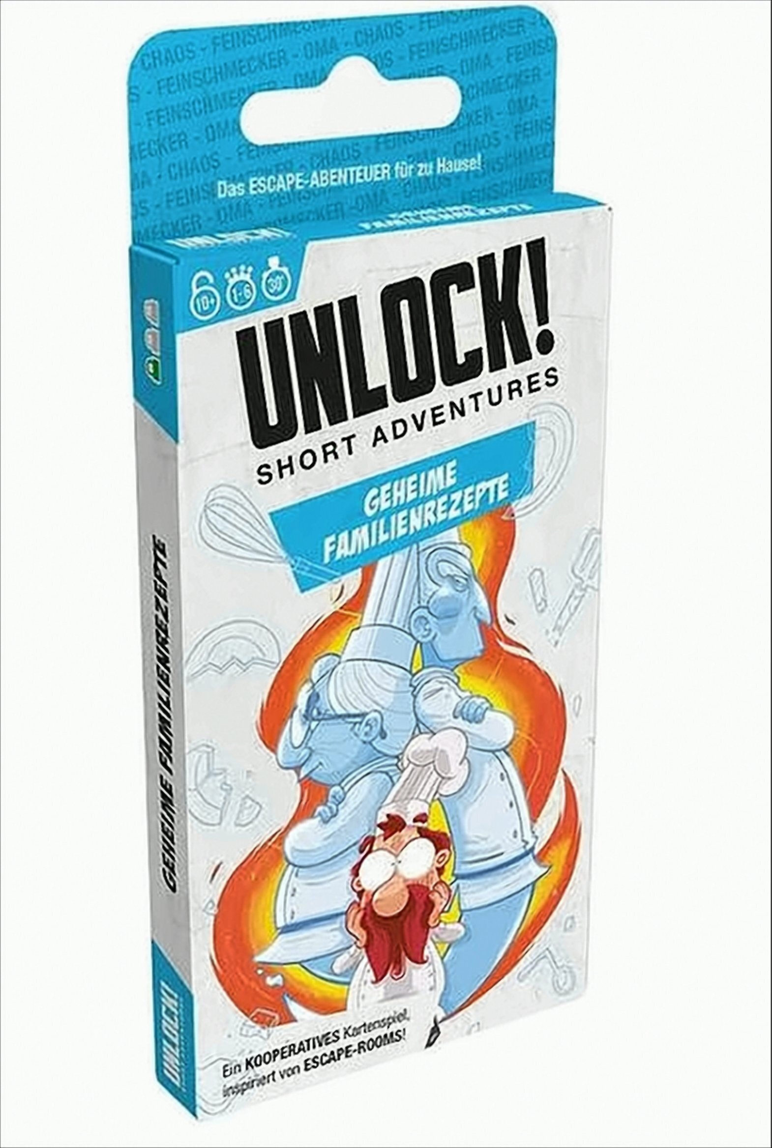 Asmodee GmbH Unlock! Short Adventures Geheime Familienrezepte SCOD0105