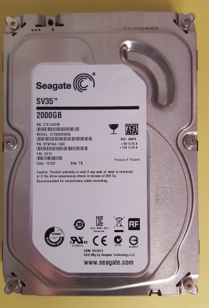 Seagate ST2000VX002 SV 35.5 2TB SATA 3,5