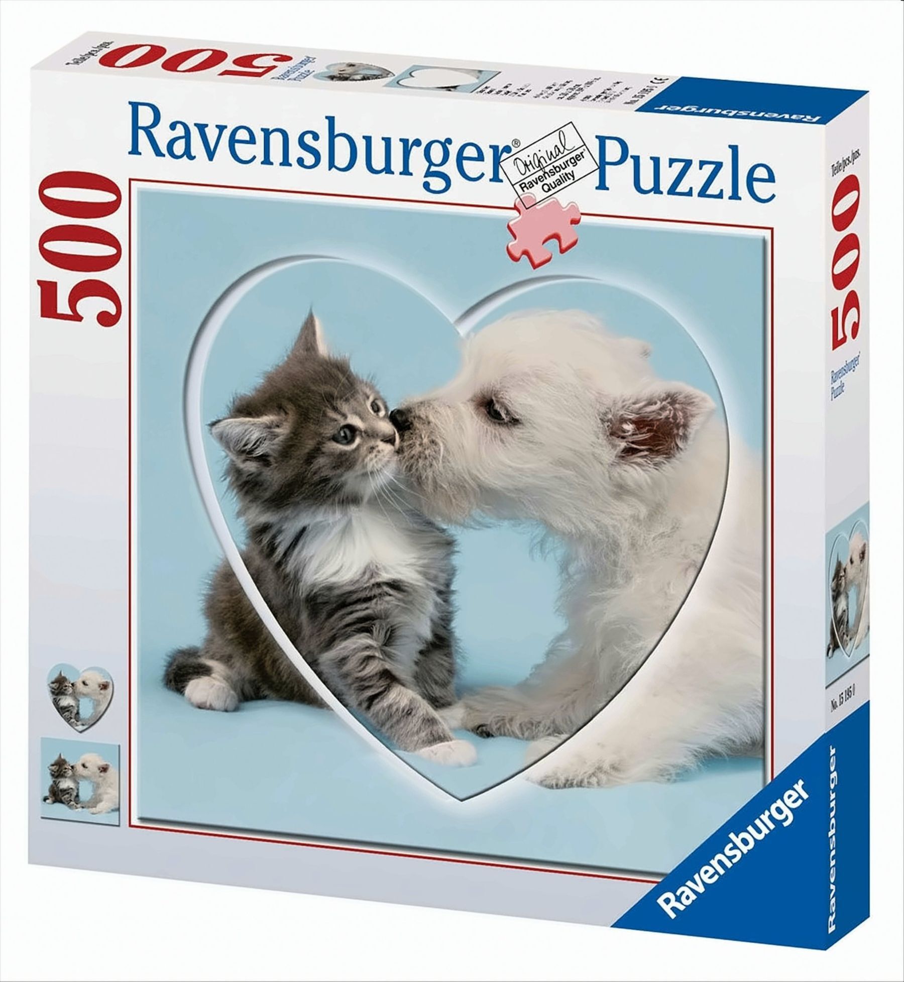 Ravensburger 500 Teile Küsschen Herzpuzzle