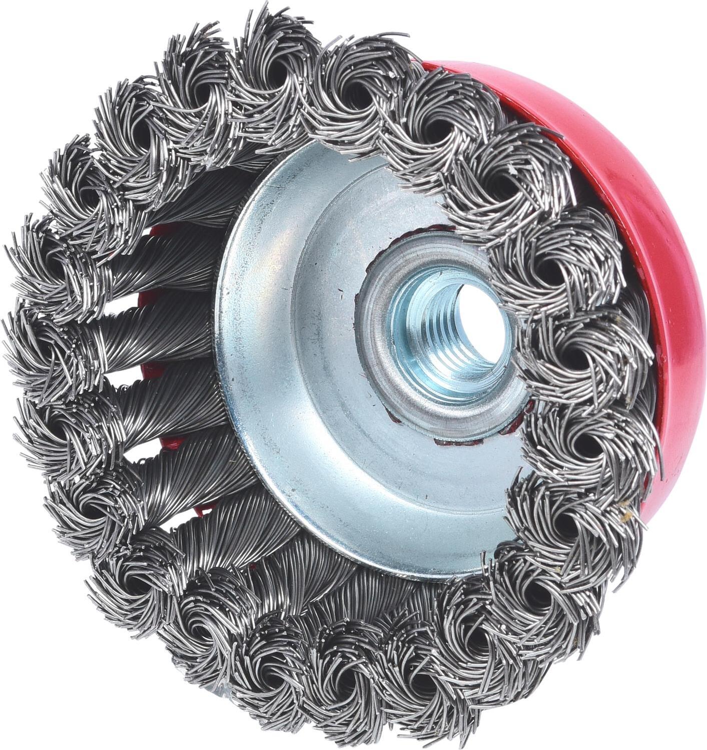 KS Tools Stahldrahttopfbürste 0,5 mm, Ø 90 mm 340.0024