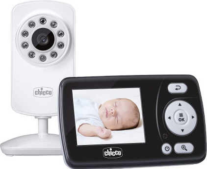 Chicco 00010159000000 Baby-Videoüberwachung 200 m FHSS Schwarz, Weiß