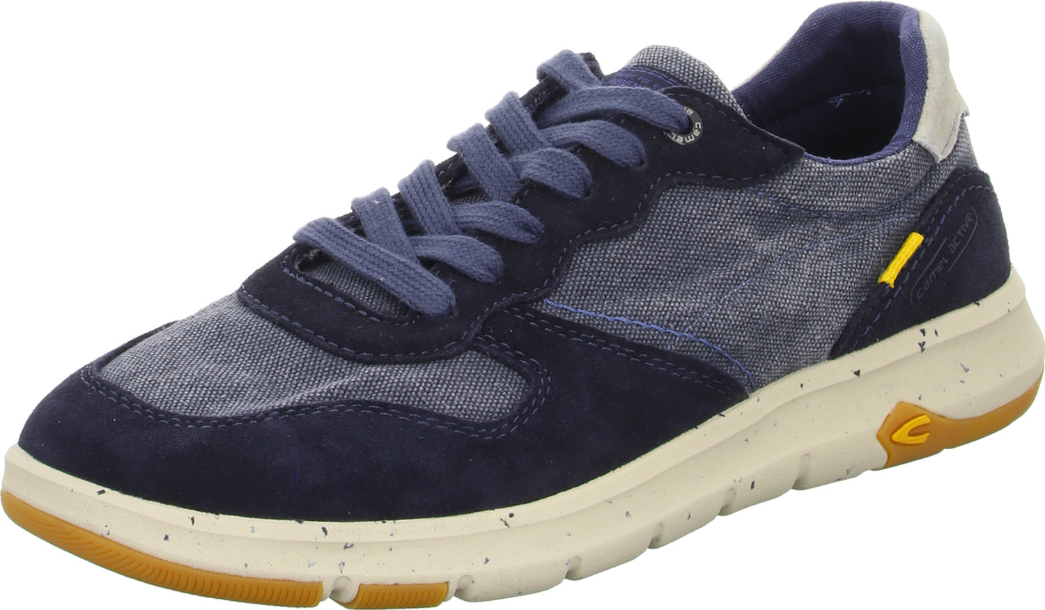 Camel Active Herren Sneaker Aus Nubukleder | Profilierte Laufsohle | Rutschhemmend