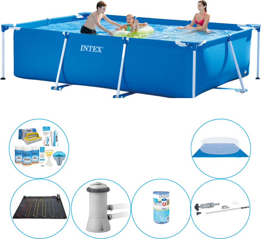 Intex Rámový bazén Rechteckig 300x200x75 cm - 7-členný - Bazénová ponuka