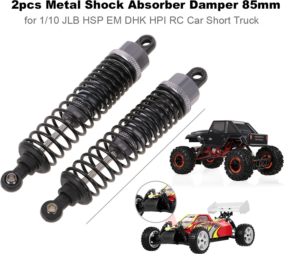 GoolRC 2 stš¹cke RC Auto Teile Metall Sto?d?mpfer D?mpfer 85mm fš¹r 1/10 JLB HSP EM DHK HPI RC Auto Kurze Lkw