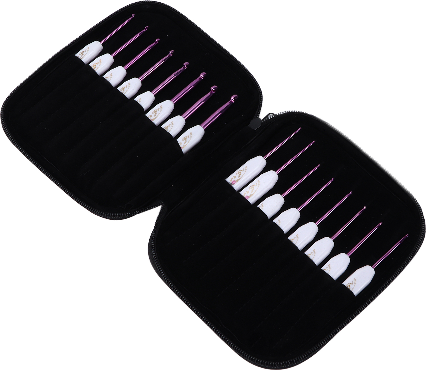 Cocosity Häkelnadeln Set,Strickwerkzeug Set,Ergonomische Häkelnadeln,DIY Strickwerkzeuge,Aluminium Häkelnadeln Set,Ergonomische Lace Häkelnadeln