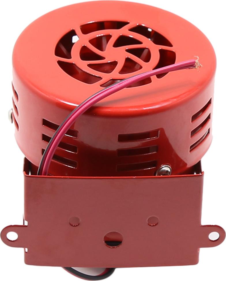 Gistuch Lauter Ton Hupe 12V 105dB Elektroauto angetriebener Bremsmotor Luftangriffssirene Alarm 50er Jahre Rot für LKW Motorrad