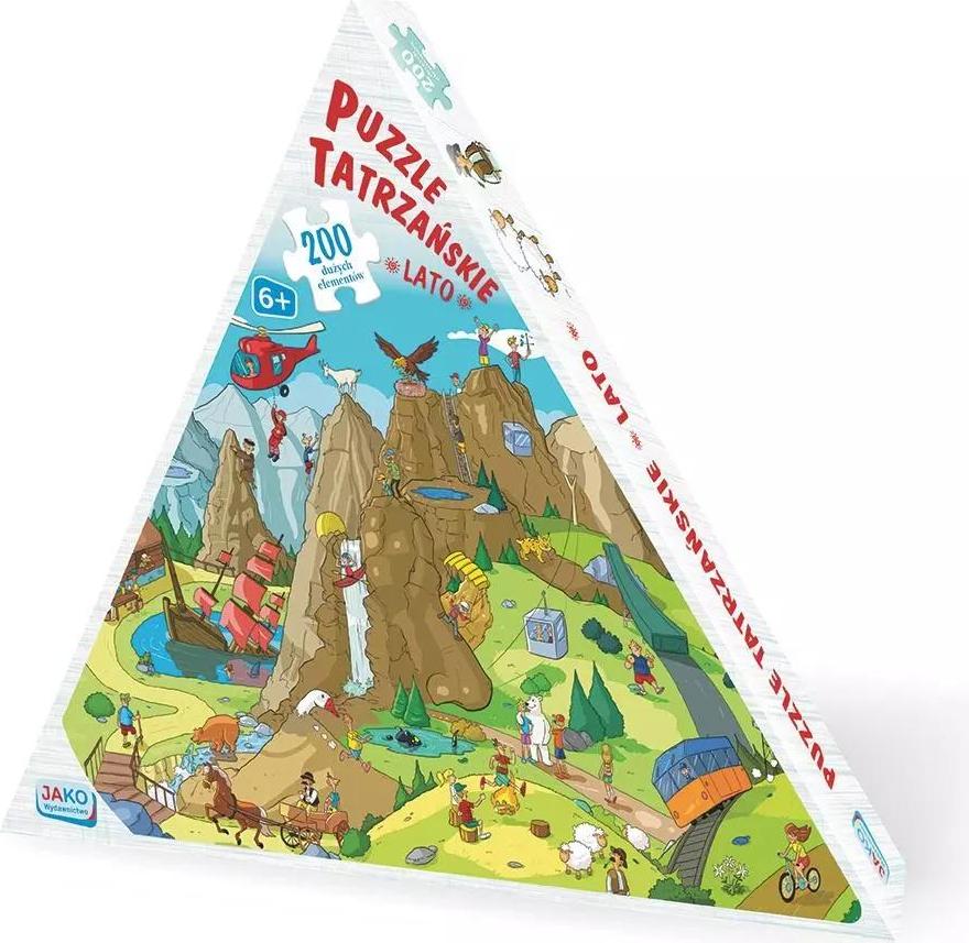 Jako Tatra-Gebirge. Tatra-Gebirgspuzzle - Sommer. 200 Teile