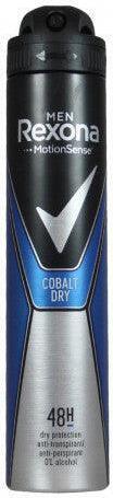 Rexona Cobalt Dry Herren Antitranspirant Deodorant, 200ml