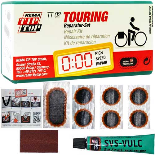 1 x Fahrrad-Reparatur-Set 7-teilig Rema Tip Top TT01 Reifenreparatur Flickzeug 