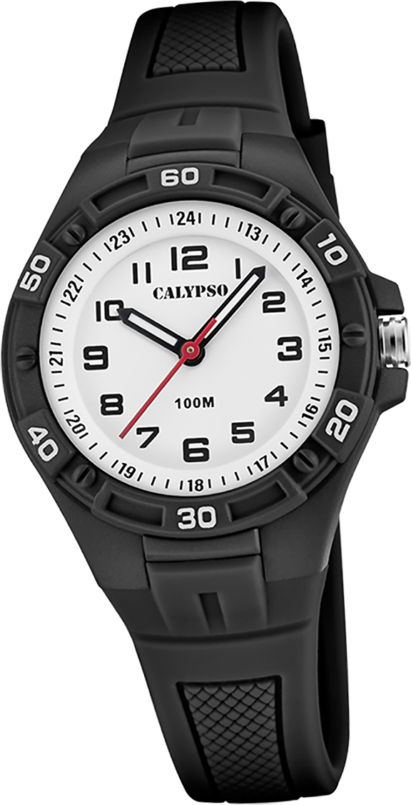 Hodinky Calypso Junior silikónové čierne Náramkové hodinky Calypso Junior D2UK5832/4