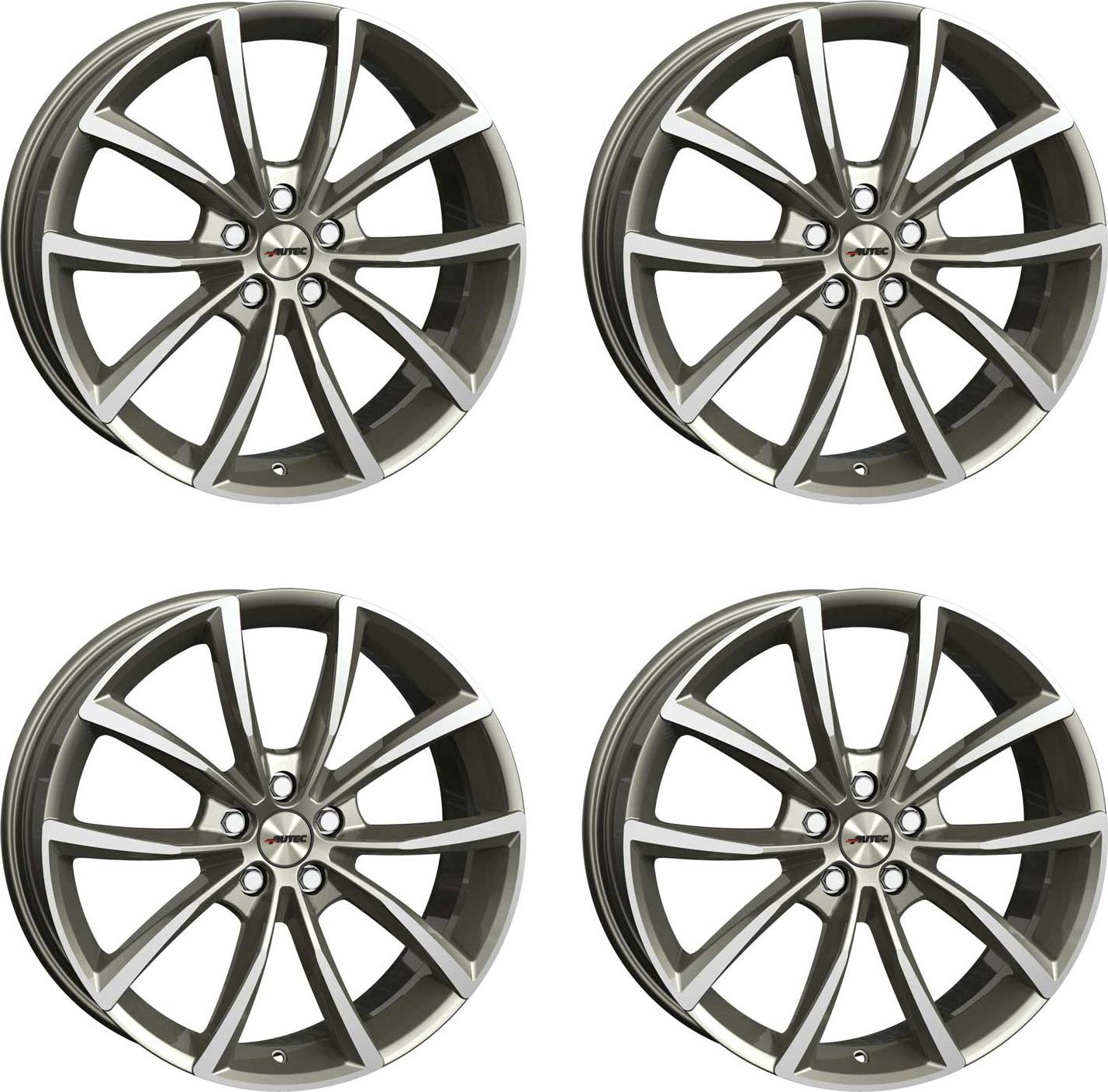4 Autec Astana Felgen 7x17 5x114,3 SILP für Nissan Juke Townstar Qashqai Pulsar X-Trail Leaf Aluräder5x114,3 SILP für Nissan Juke Townstar 4-AS7017405094538