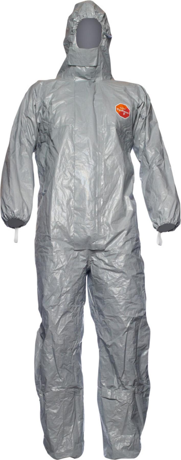 DUPONT DE NEMOURS ( Dupont Schutzoverall Typ 3/4/5/6 Tychem 6000 F, grau, Unisex-Größe: S D13495186