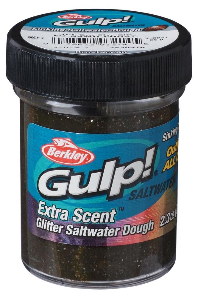 Berkley Eu Gswd Crust Off White Gold Glitter - Troutbait, Farbe:Dark Brown Silver Glitter, Sorte:Crustacean 1640376