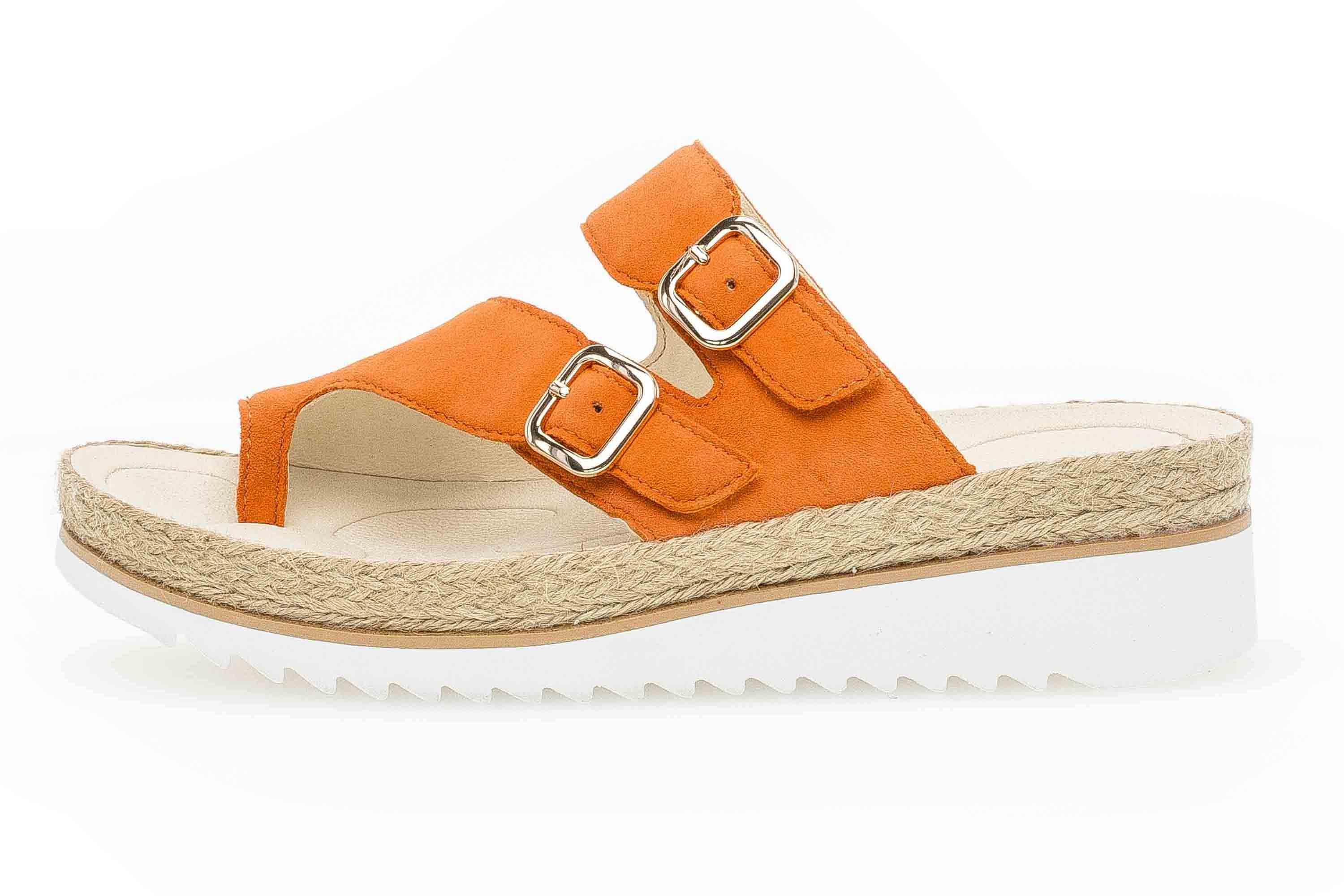 Gabor Jollys Mules in oversize Orange 43.722.12 large dámske topánky