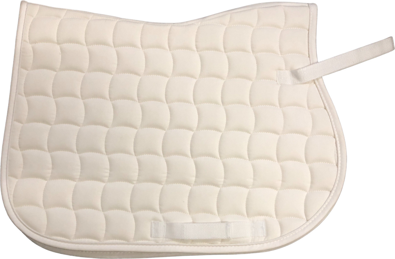 Horse Guard Schabracke weiß Warmblut Pony Springen VS gesteppt Klett Satteldecke, Größe:Warmblut/Full 112251-Warmblut/Full
