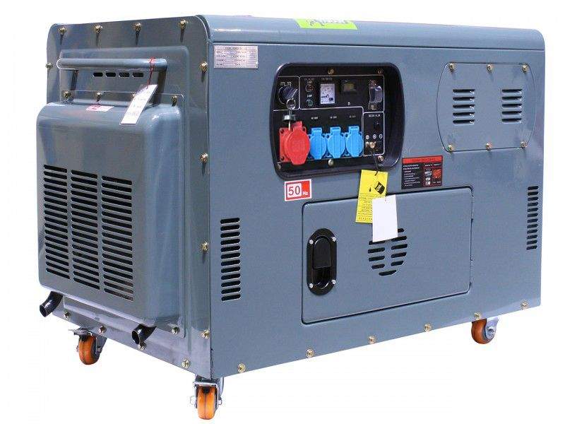Varan Motors - 92691 STROMERZEUGER 12KVA STROMAGGREGAT 230/400V 3 PHASIG DIESEL SCHALLGEDÄMPFT