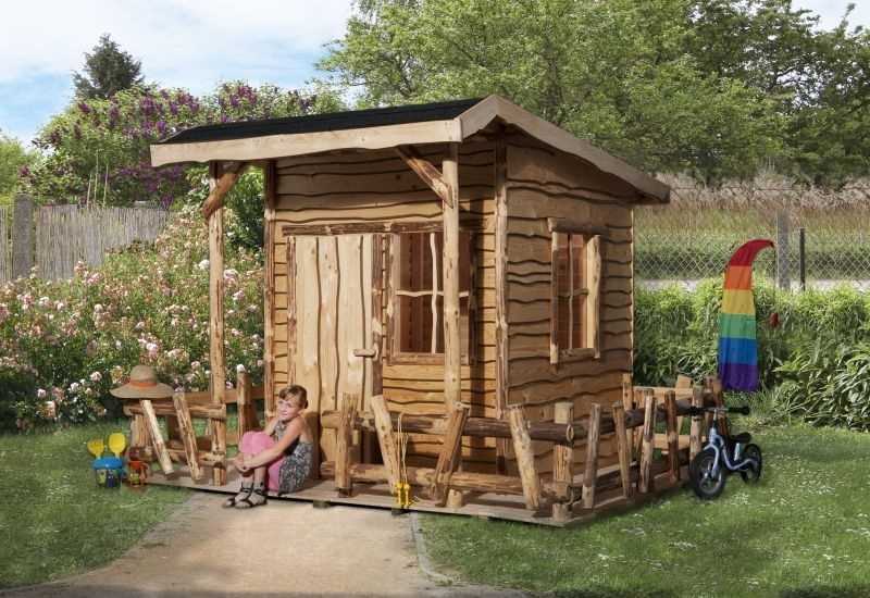 weka Abenteuerhaus 820A mit Veranda 820-2002-00-00