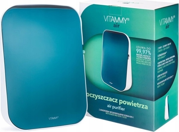 Luftreiniger Vitammy Air Pa500, Hepa + Holzkohle, Ionisierung Bis Zu 30M2