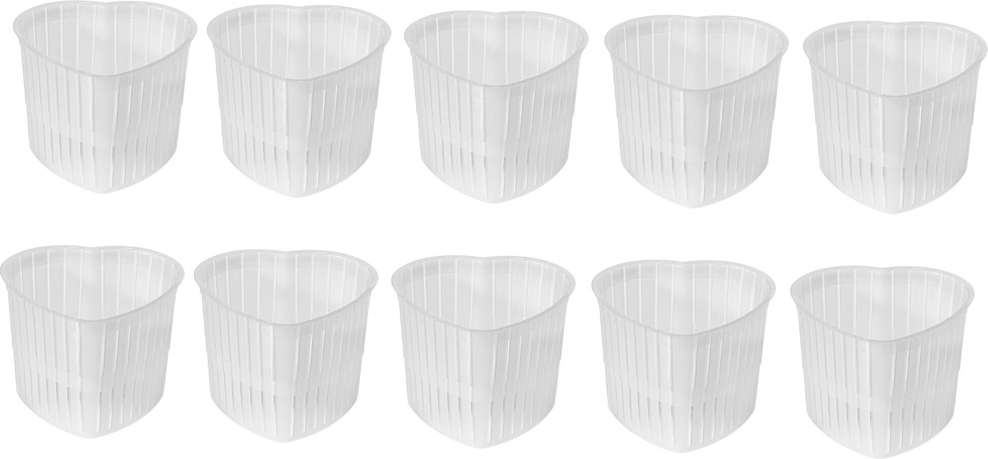 Alcofermbrew 10 x Käseform - Herzform, Käse Form, Kaseform, Kase Form, Käse Formen, Käseformen