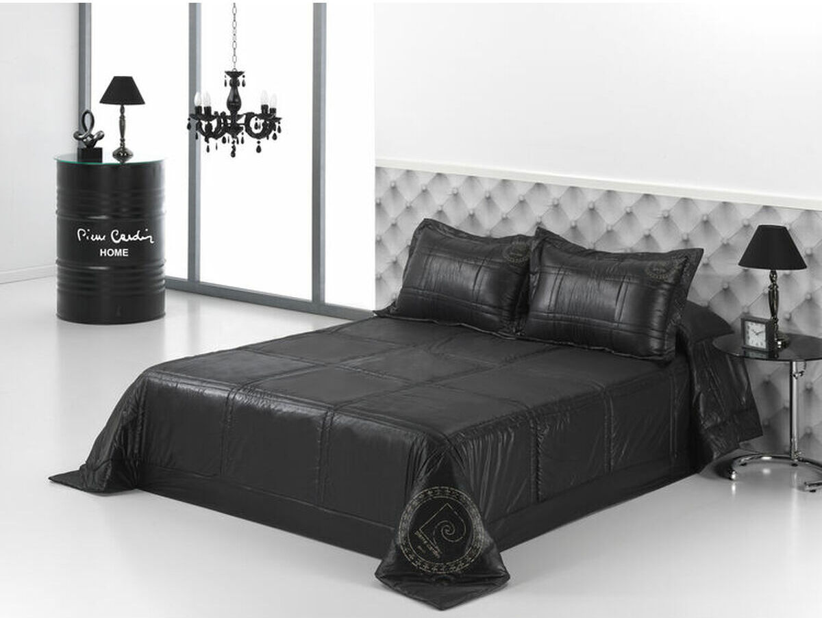 Bettdecke hosteline schwarze Linie schwarzes Bett de 90 Bett de 105 (2 Stück) BLACK LINE