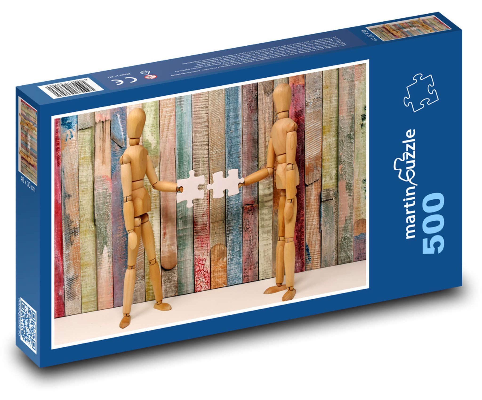 MCprint Puzzle 500 Teamarbeit - Hand in Hand - martinpuzzle