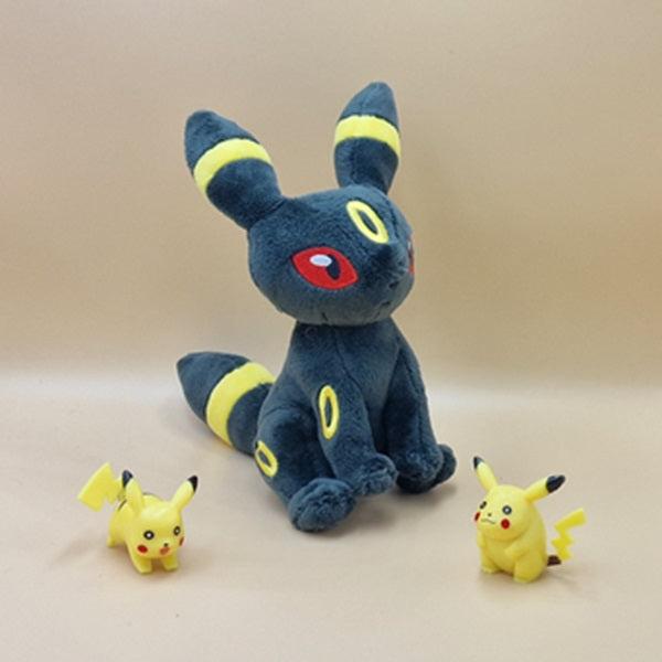 Tinisu Pokemon Nachtara Kuscheltier - 15 cm Plüschtier Umbreon PC212