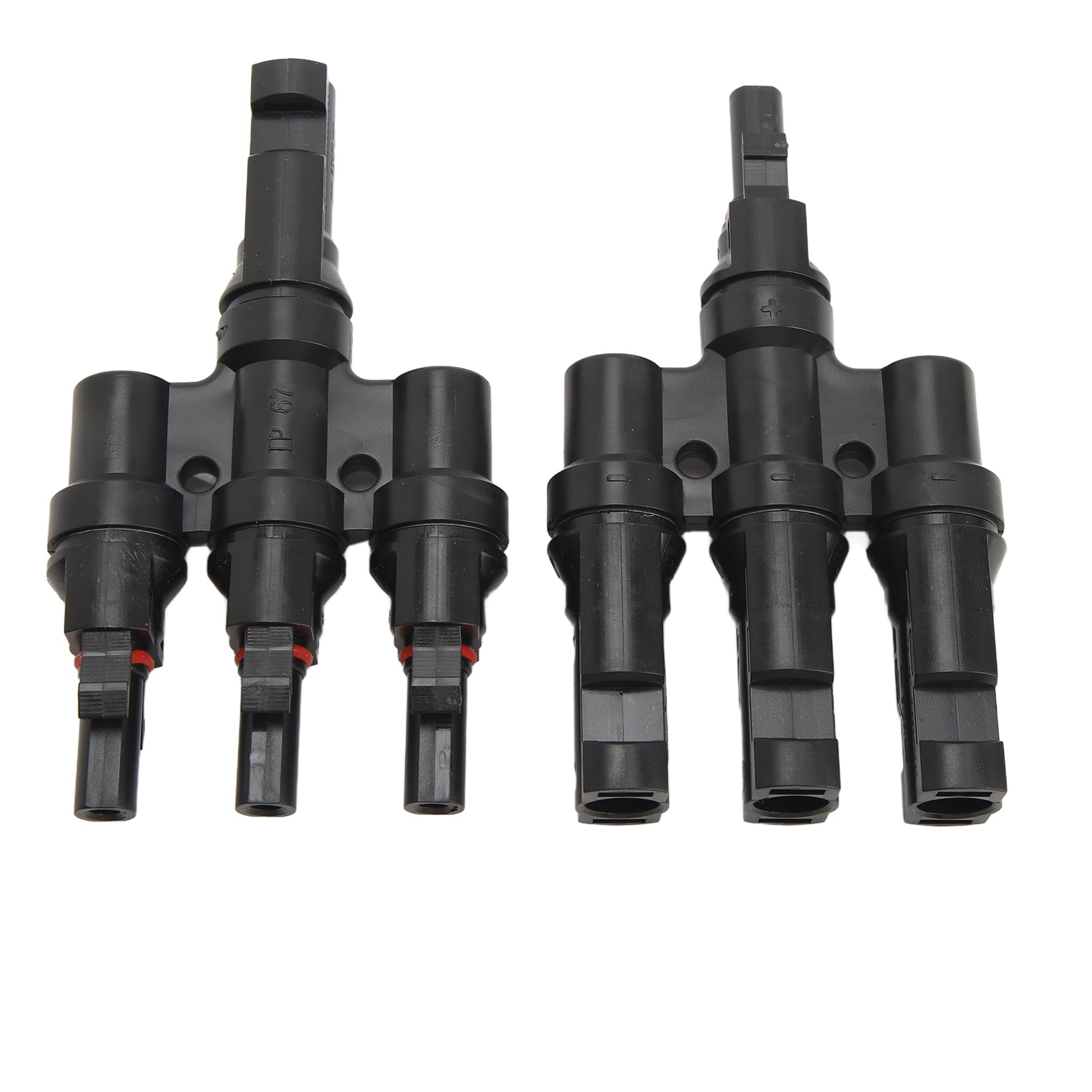 Cocosity PV-Solar-Abzweigverbinder,Solarpanel-T-Abzweigverbinder,Solar-Typ-Parallelverbinder,Solar-Drahtverbinder-T-Typ,PV-T-Abzweigverbinder,PV-1- bis -3-Abzweigverbinder