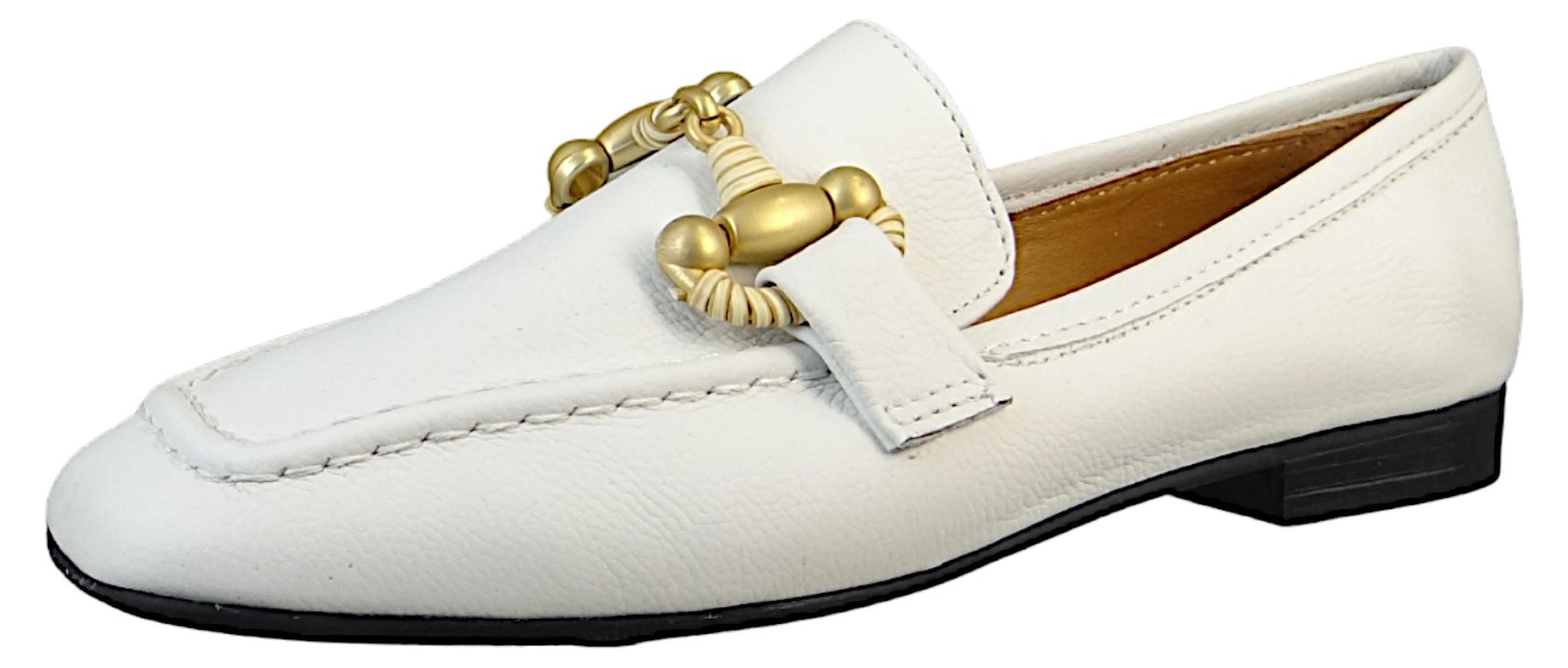 Mjus Damen Halbschuhe VENTIMIGLIA Loafer T85101-0101 Weiß