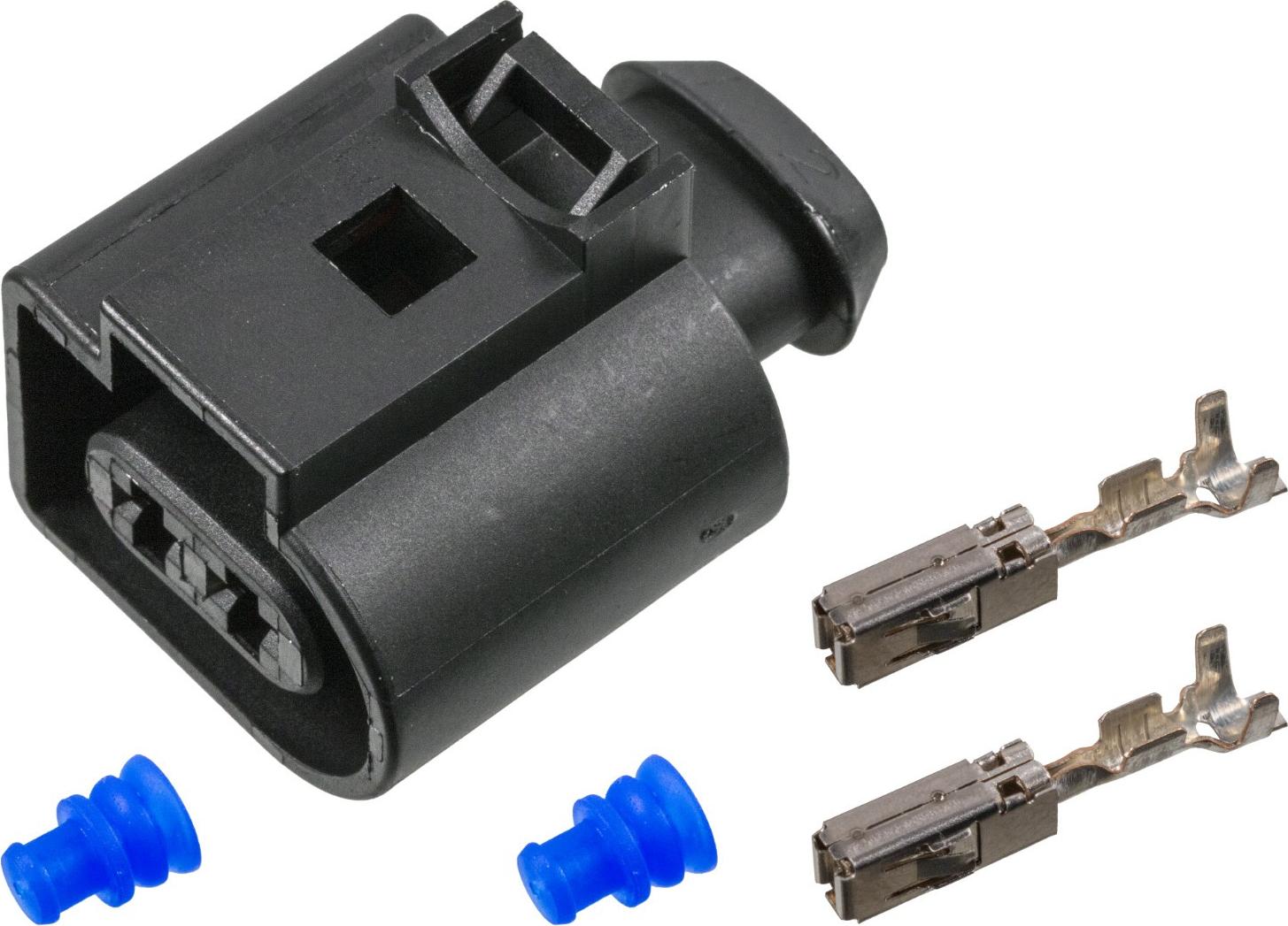 FEBI BILSTEIN Kfz-Stecker 193035 mit 2 Anschlüssen, FEP Anschlusstechnik